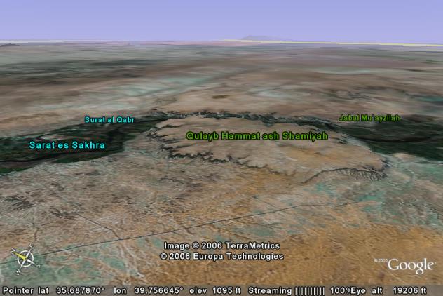 What direction does the Euphrates River flow?