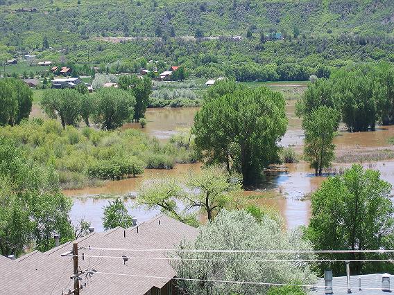 View to the east from just north of Durango.