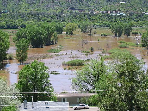 View to the ESE from just north of Durango