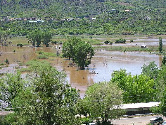 View to the SE from just north of Durango