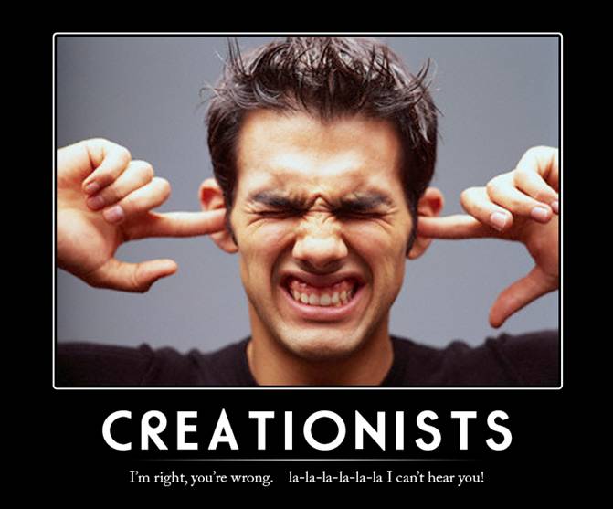 Do you want to known why
                  Creationists can't learn anything from scientific
                  evidence?