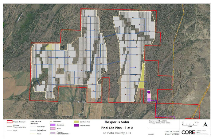 A picture showing the proposed Primergy Solar Project