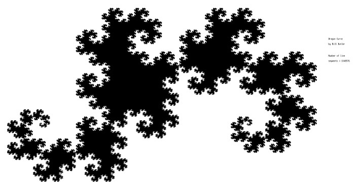 The
              pattern after 20 folds.