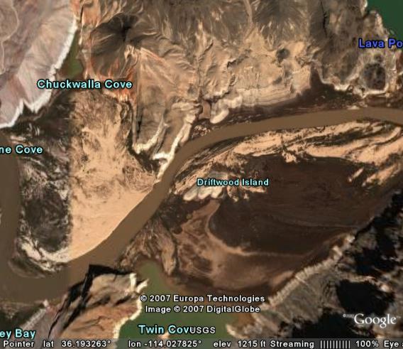 A recent view of the same area via Google Earth