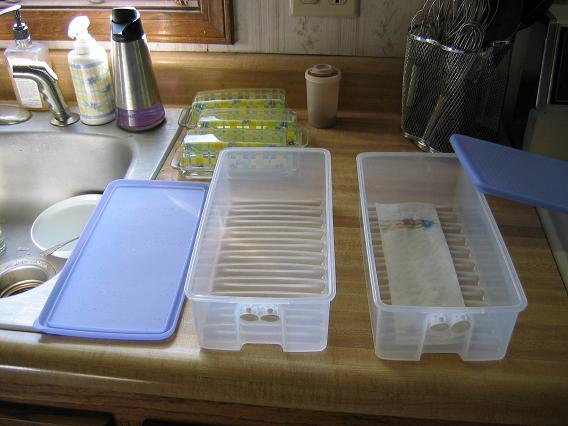 Seed
        boxes used for stratification of seeds.