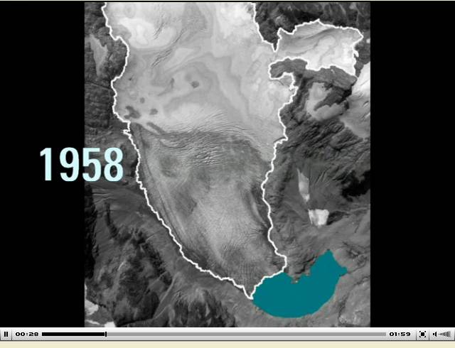 Washington State's North Cascade Glacier in 1958