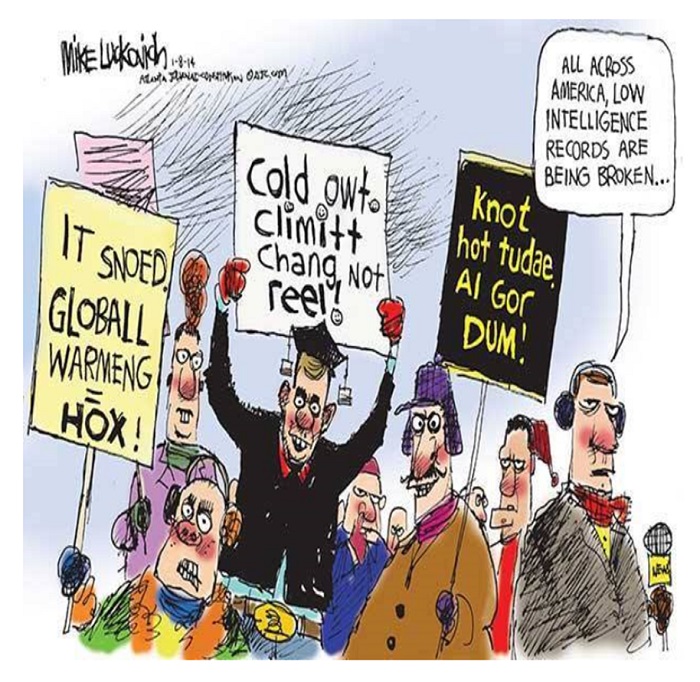 Global Warming Deniers reject
          reality.