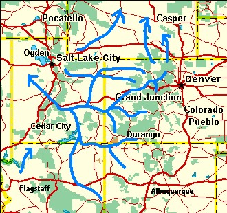 Generalized river systems during the
            Early Miocene