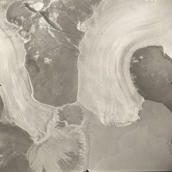 The Norris and Taku Glaciers as of 1948