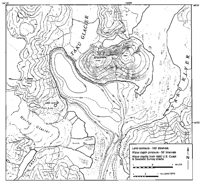 The USCGS map of 1890