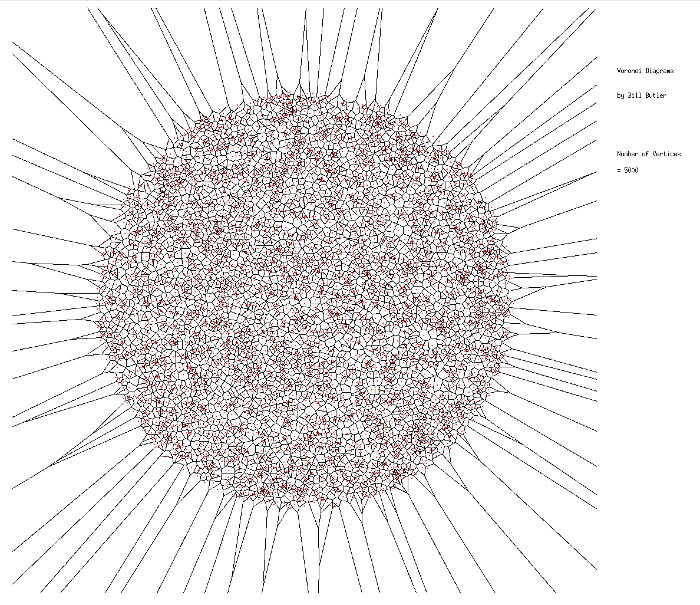 A
            Voronoi sun burst